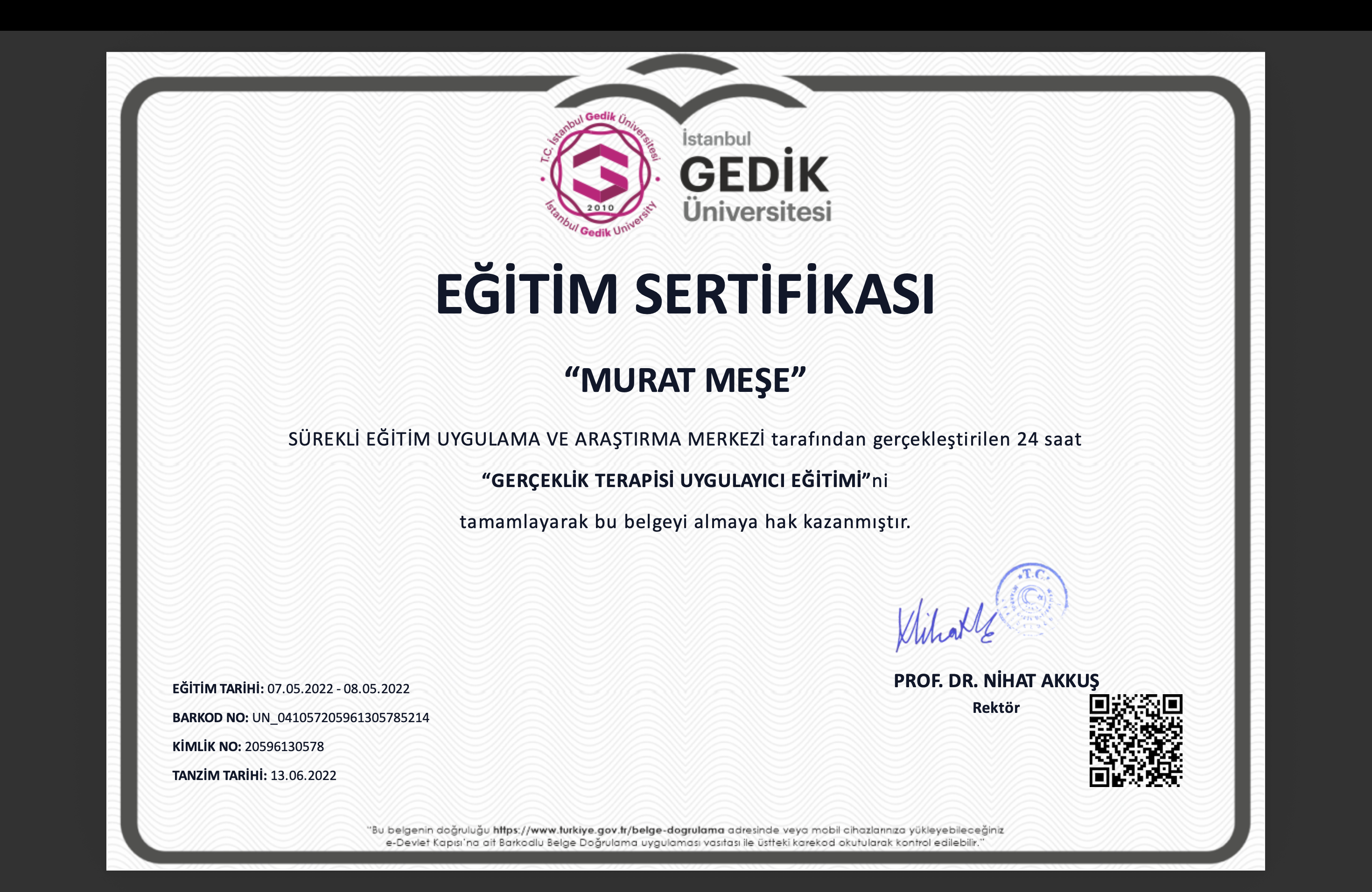 Gerçeklik Terapisi